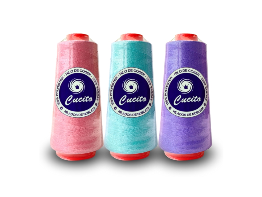 HILO CONO CORONA CUCITO 100% POLYESTER COLOR X 2000 YDS