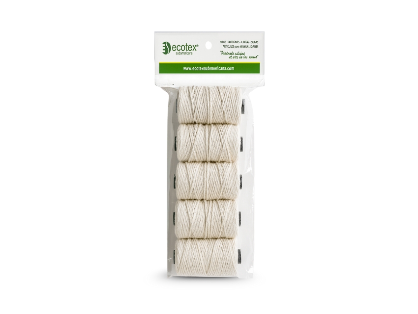 HILO BARRILETE ALGODON CRUDO 5 BOB X 30 MTS