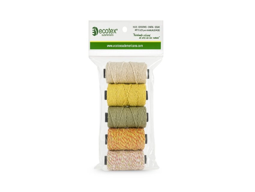 HILO P/HOGAR ALGODON MULTICOLOR 5 BOB X 30 MTS 