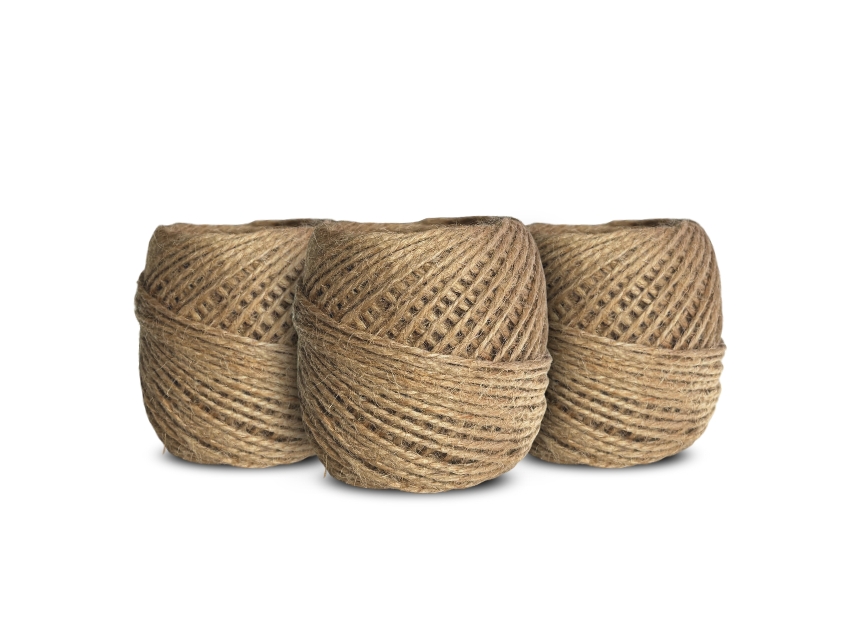 HILO DE YUTE NATURAL P/MANUALIDADES 2MM 30MTS X 10UN