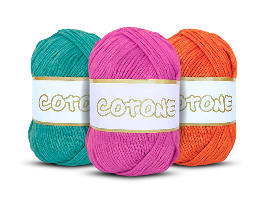 HILO ALGODON COTONE SIMIL 6 CABOS 10OV X 100GRS 8/6