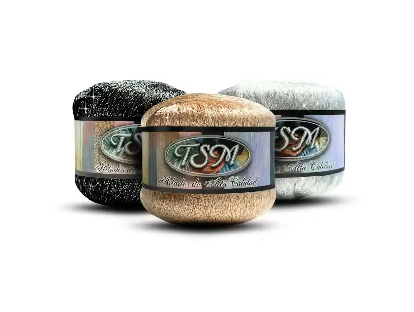 HILO DE SEDA CON LUREX DESTELLO 4MM X 10 OV X 50GRS