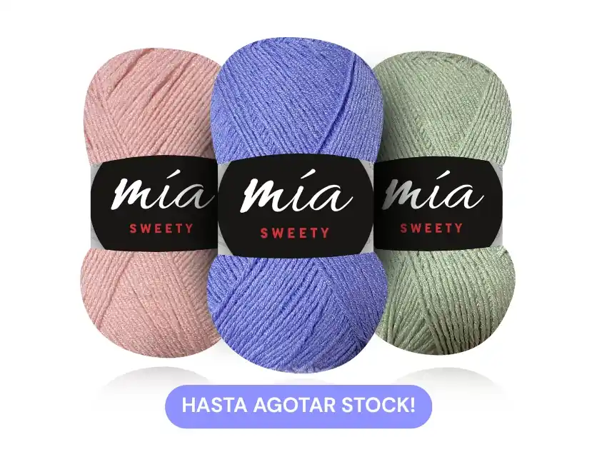 HILO MIA SWEETY 50% VISCOSA 28% POLIESTER 22% NYLON 10 OV X 100GRS