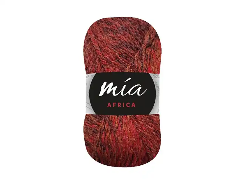 LANA 25%PURA 75%ACRILICO MIA HILADOS AFRICA X 10 OV X 100GRS