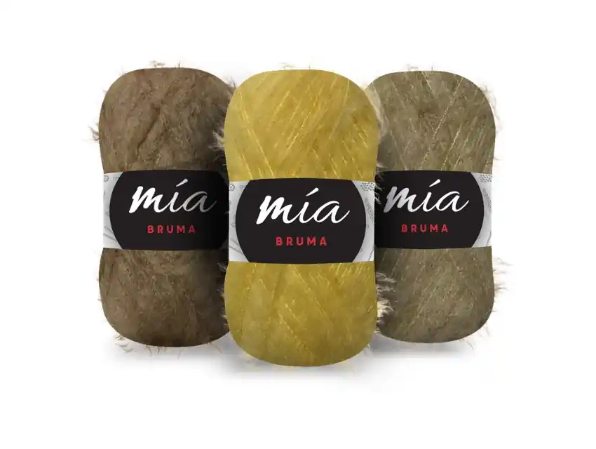 LANA 60%ACRILICO 25%PURA 15%NYLON MIA HILADOS BRUMA X 10 OV X 100GRS
