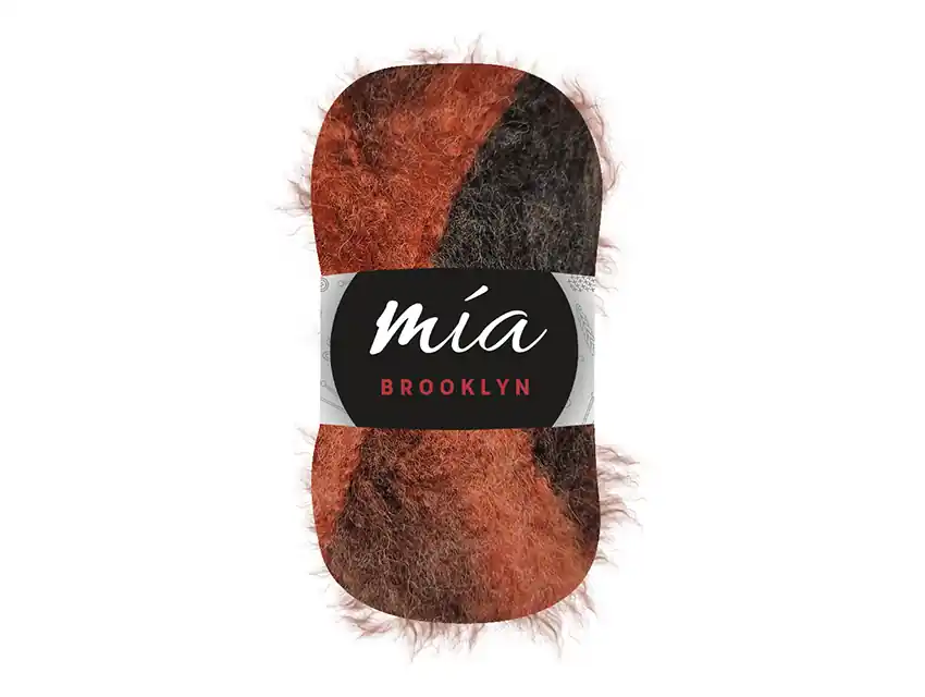 LANA 60%ACRILICO 25%PURA 15%NYLON MIA HILADOS BROOKLYN X 10 OV X 100GRS