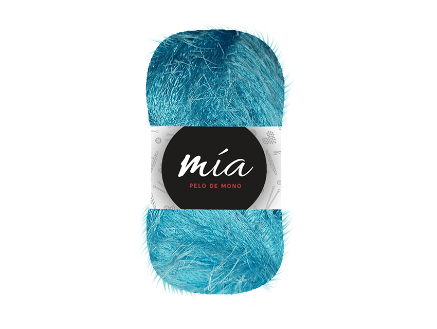 LANA 100% ACRILICA MIA HILADOS PELO DE MONO X 10OV X 100GRS