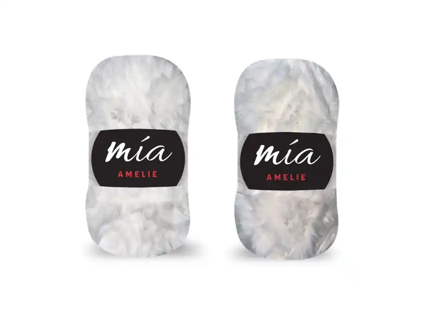 LANA POLIESTER 100% MIA HILADOS AMELIE GRUESA X 5 OV X 100GRS