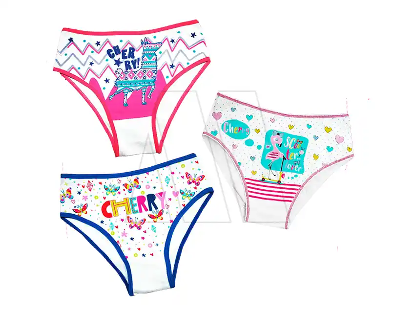 BOMBACHA TEENS ESTAMPADA CHERRY ALG Y LYCRA T 12,14,16