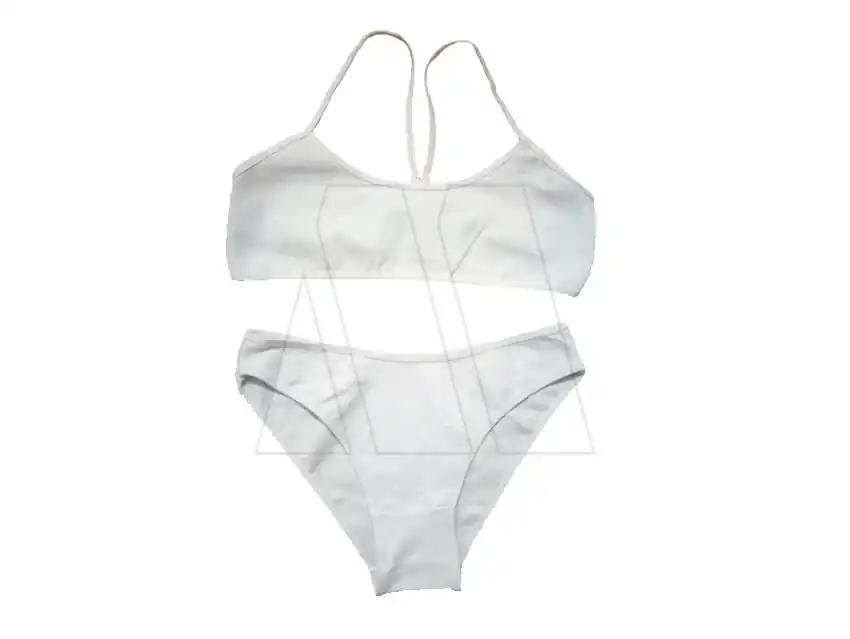 CONJUNTO BLANCO CON VEDETINA CHERRY ALG Y LYCRA T 10,12,14