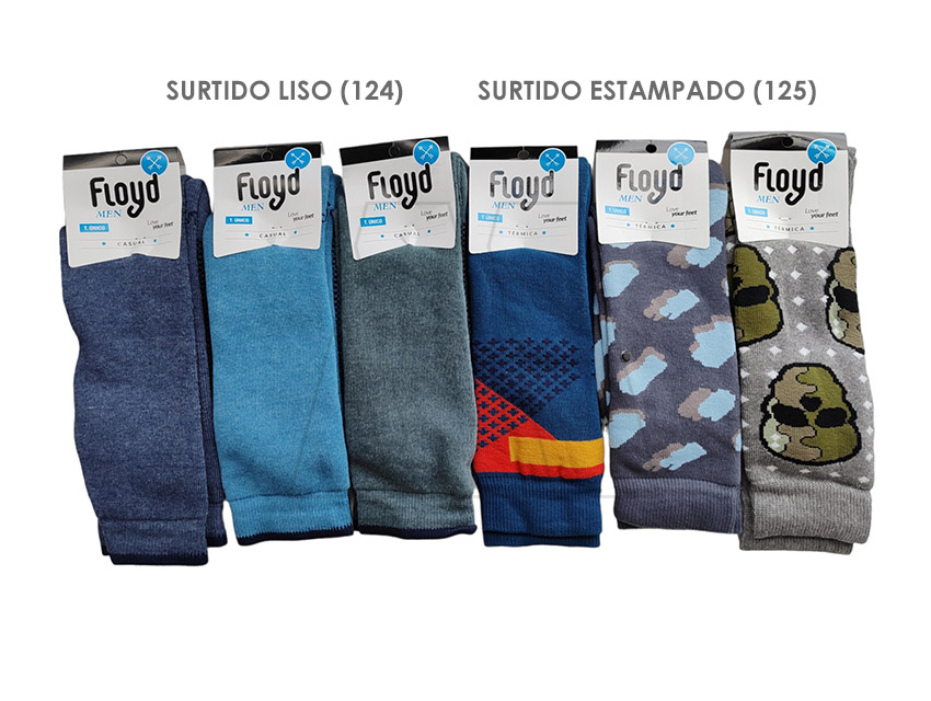 MEDIA TERMICA ESTAMPADA HOMBRE