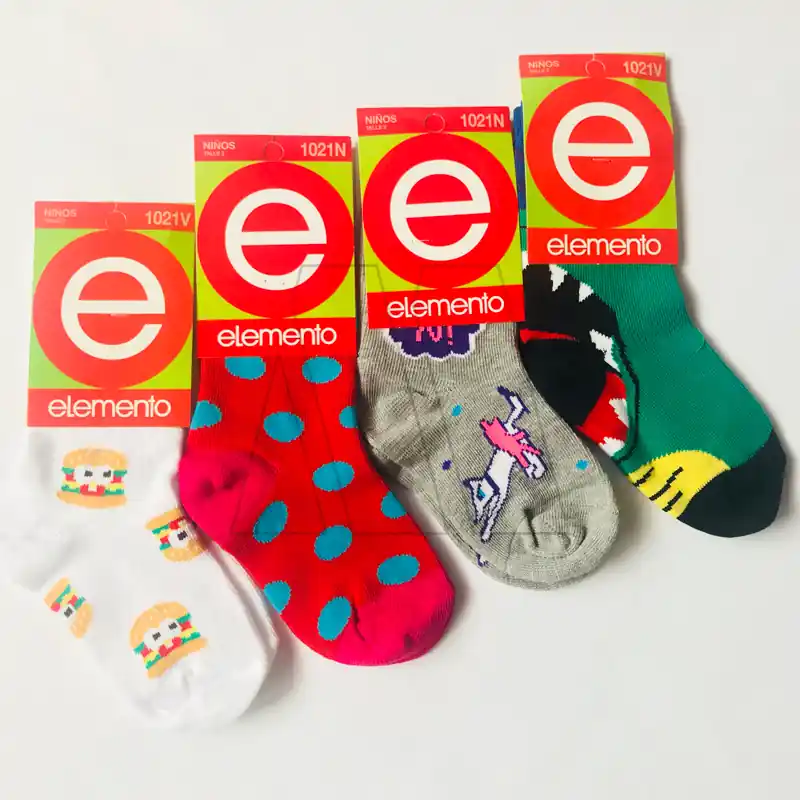 MEDIA 1/2 CAÑA ESTAMPADA INFANTIL ELEMENTO T.2
