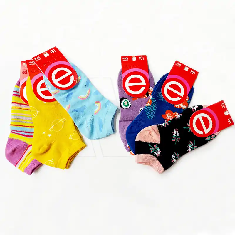 SOQUETE ESTAMPADO DAMA ELEMENTO