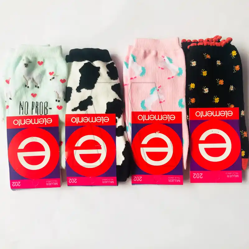 MEDIA ESTAMPADA DAMA ELEMENTO