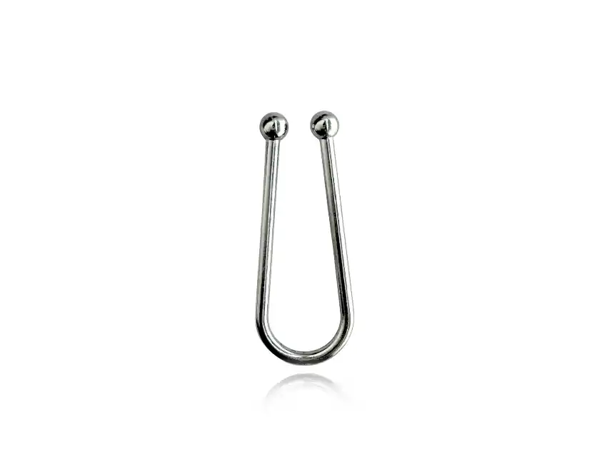 HEBILLA METALICA FORMA U X 2,5CM X 6,7CM X 6 UNIDADES