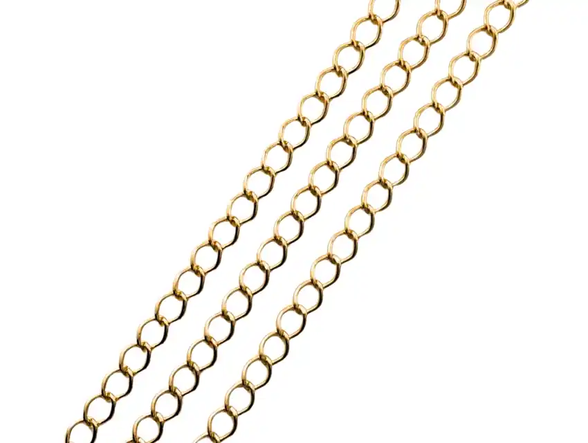 CADENA DORADA PARA MANUALIDADES 15MM X 10MM X 10MTS