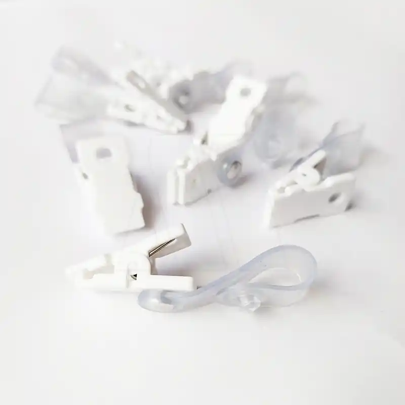 PINZA PLASTICO COCODRILO C/TIRA X 12UN