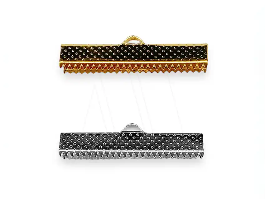 TERMINALES CIERRE PIRAÑA 10MM X 100UN