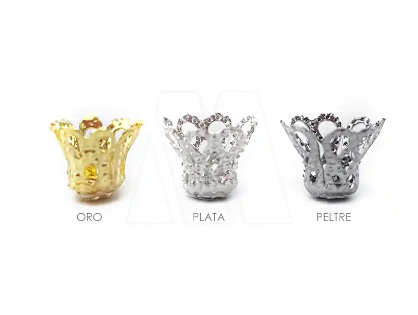 CALOTA CAMPANITA CAPUCHON BIJOU 8MM X 100UN