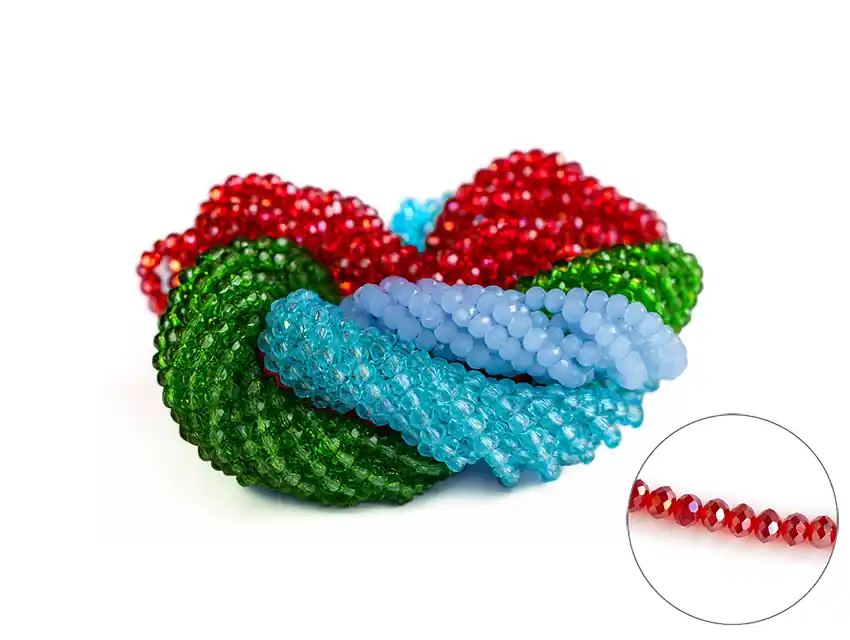 TIRA CRISTAL DE ROCA BIJOU 40CM X 5 TIRAS