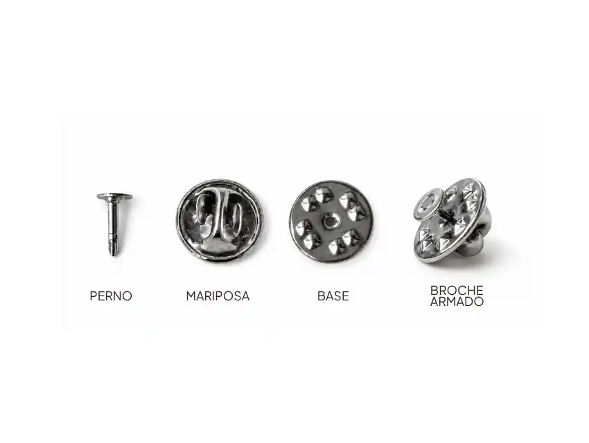 PIN BROCHE PRENDEDOR NIQUEL 11MM X 50UN