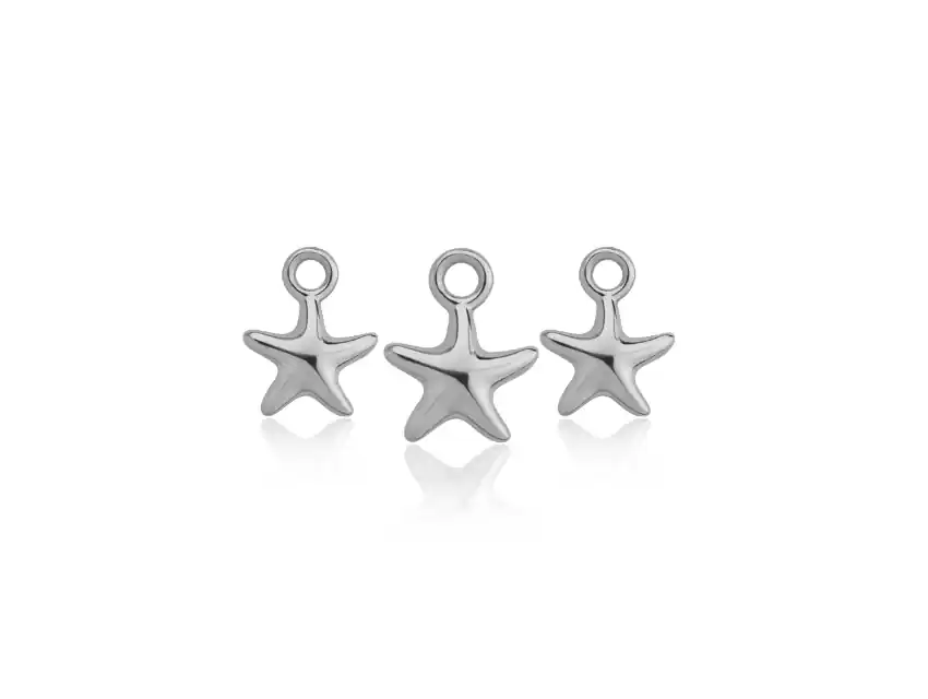 DIJE METALICO NIQUEL ESTRELLA 1CM X 50GRS 71UN APROX 