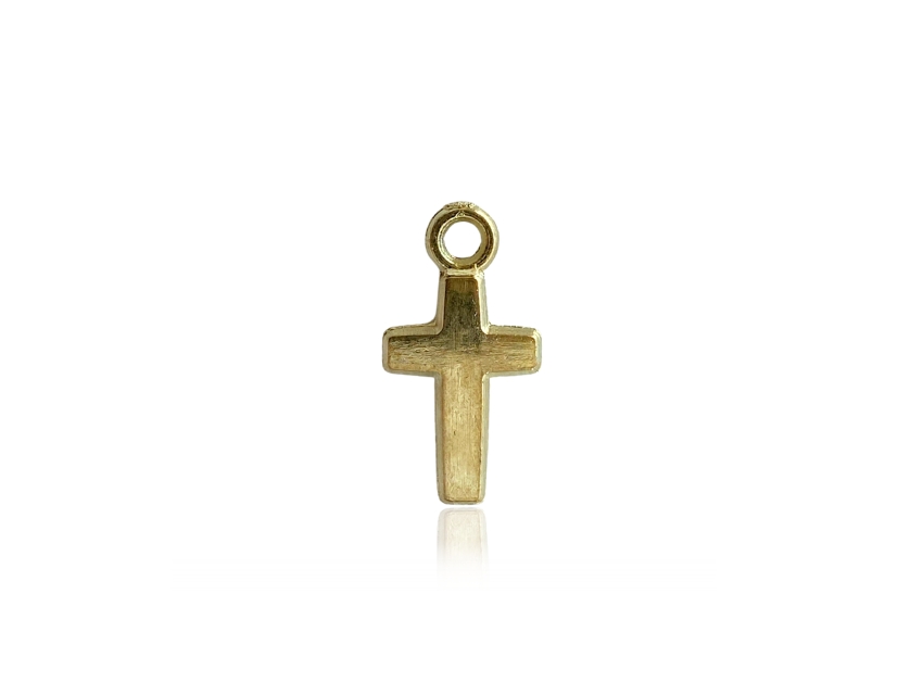 DIJE METALICO NIQUEL CRUZ 1CM X 1,8CM X 50GRS 74UN APROX 