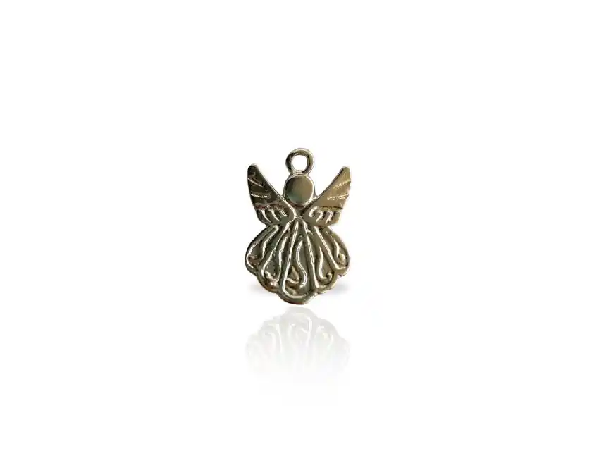 DIJE METALICO NIQUEL ANGEL ALAS 1,5CM X 1,7CM X 50GRS 40UN APROX