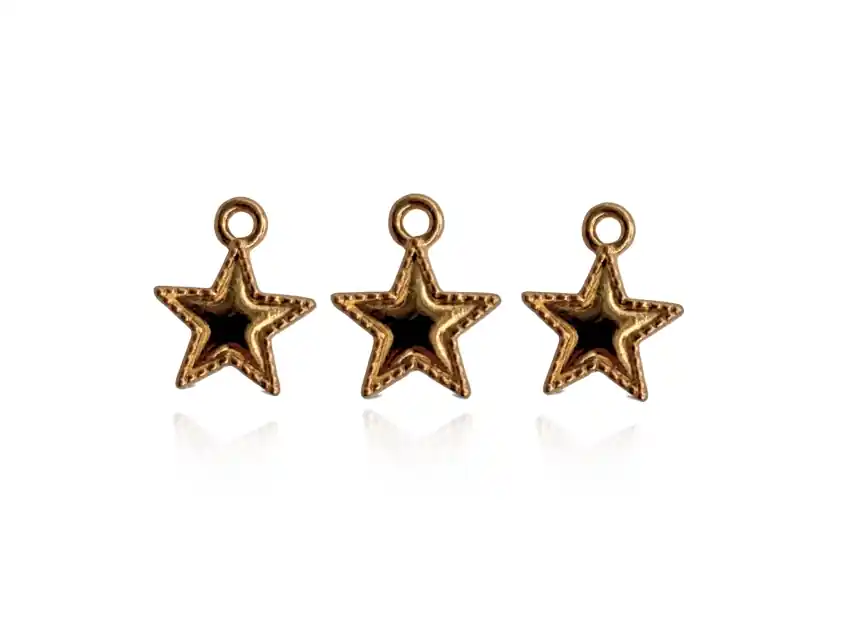 DIJE METALICO NIQUEL ESTRELLA 1CM X 1CM X 50GRS 67UN APROX