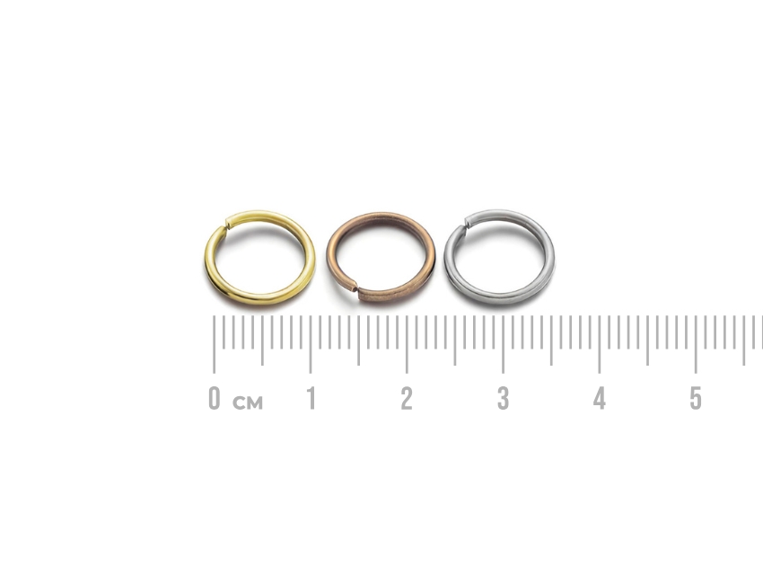 ARGOLLAS METALICAS SIMPLES 10MM X 25GR