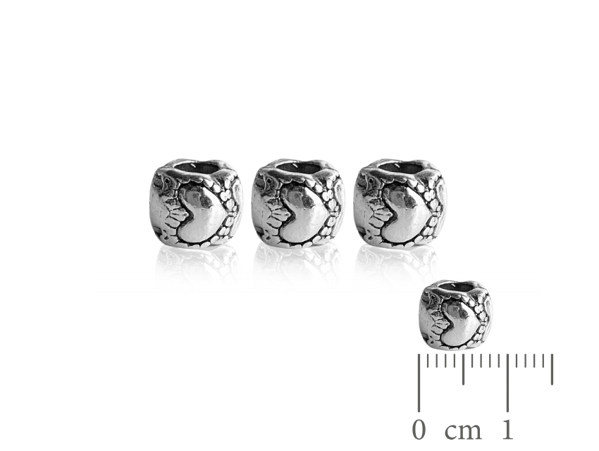SEPARADOR RUEDA CON CORAZON 8MM X 50GRS 33UN APROX 