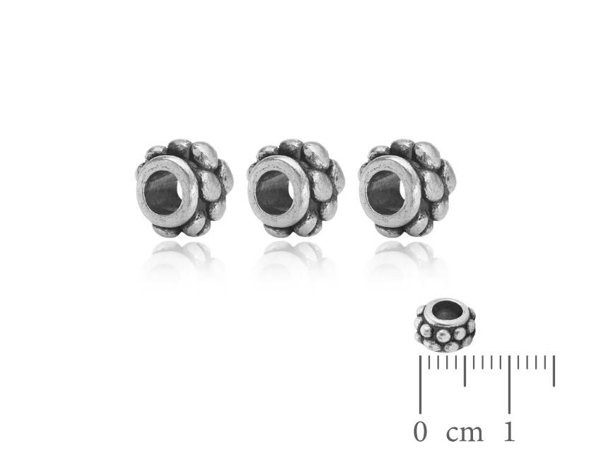 SEPARADOR METALICO NIQUEL RUEDITA 6MM X 50GRS 119UN APROX 