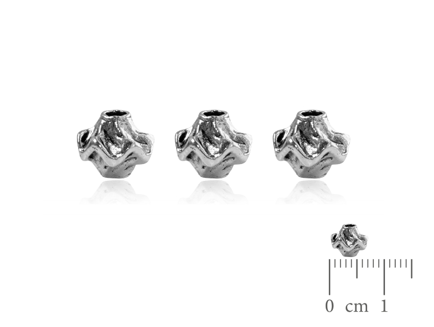 SEPARADOR METALICO NIQUEL FLORCITA 7MM X 50GRS 104UN APROX