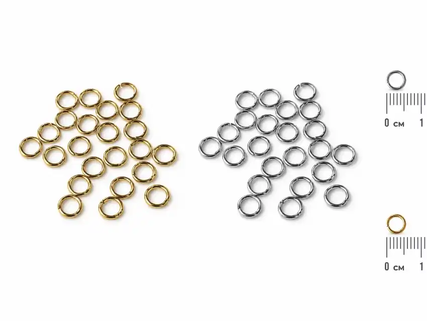 ARGOLLAS METALICAS SIMPLES 5MM X 250GRS