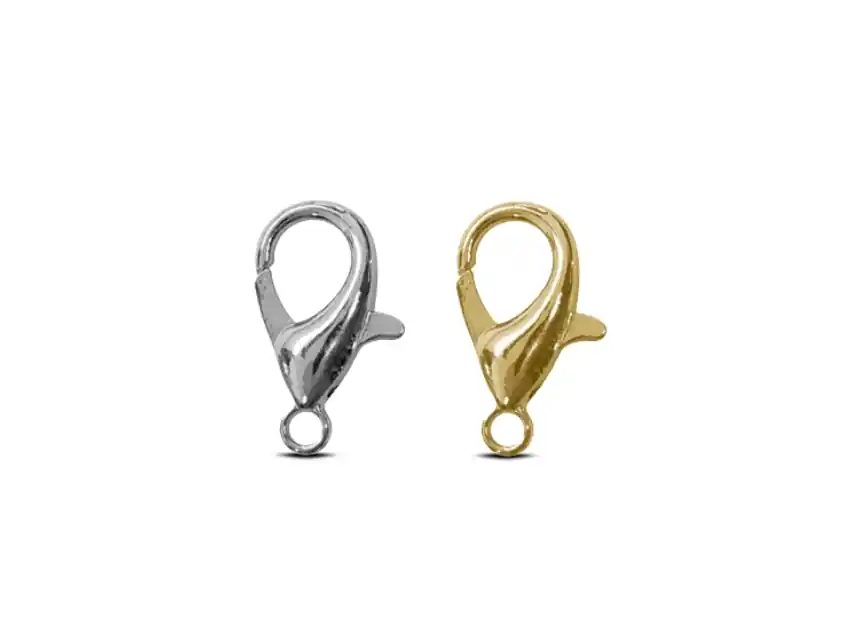 MOSQUETON BIJOU METALICO 21MM X 100UN