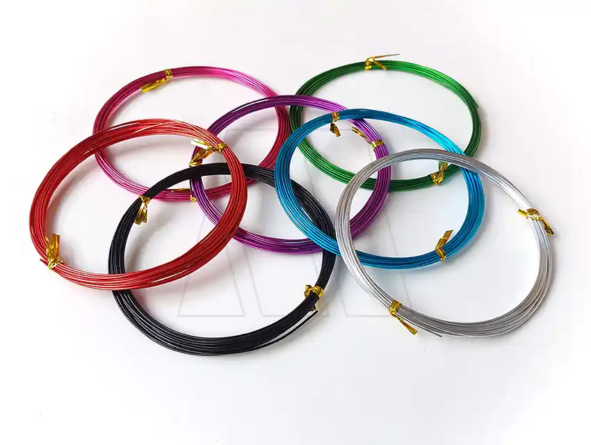 ALAMBRE ALUMINIO COLOR CBX 1MM X 5MTS