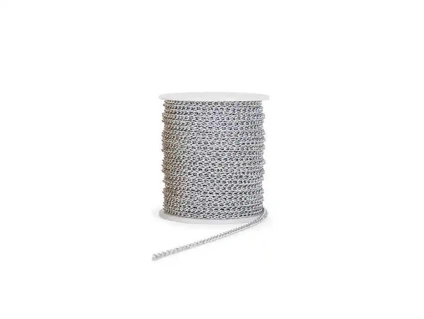 CADENA PARA MANUALIDADES 2MM X 2MM X 100MTS