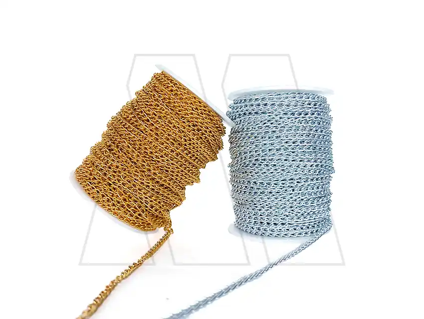 CADENA PARA MANUALIDADES 2MM X 2MM X 100MTS