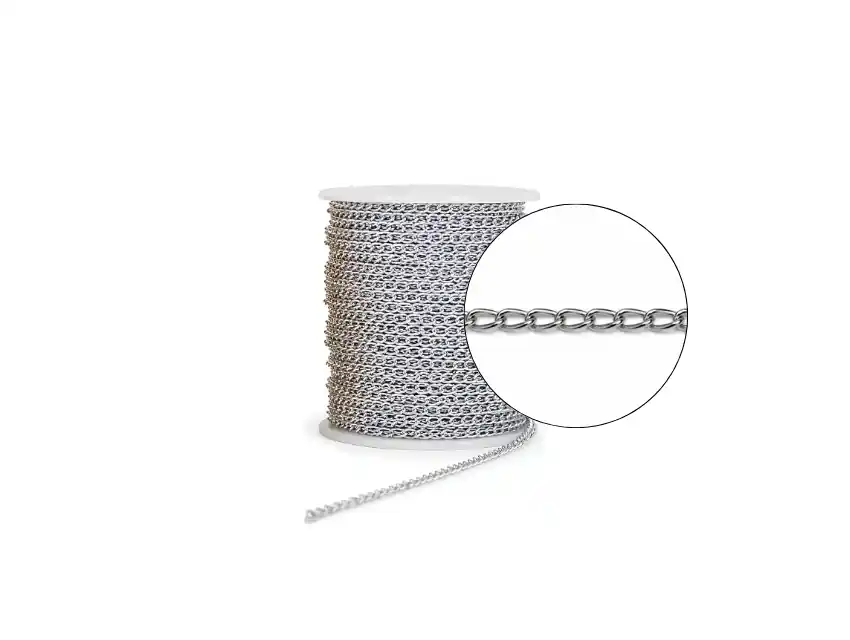 CADENA PARA MANUALIDADES  3MM X 2MM X 40MTS