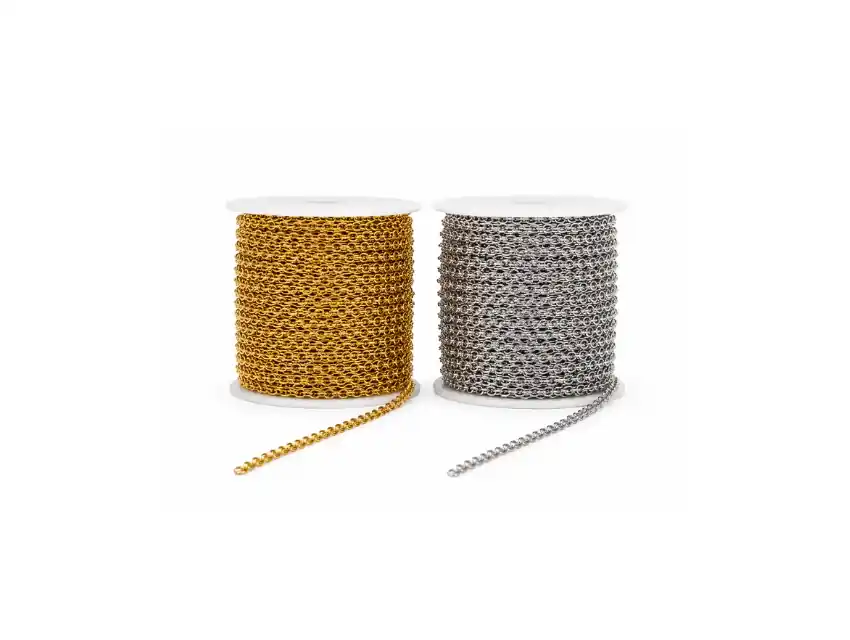 CADENA PARA MANUALIDADES 5MM X 3MM X 30MTS 