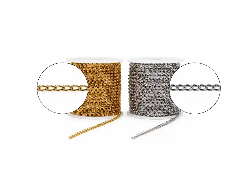 CADENA PARA MANUALIDADES  5MM X 3MM X 30MTS 