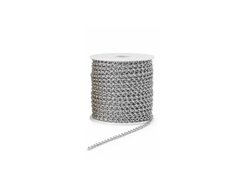 CADENA PARA MANUALIDADES 4MM X 3MM X 20MTS