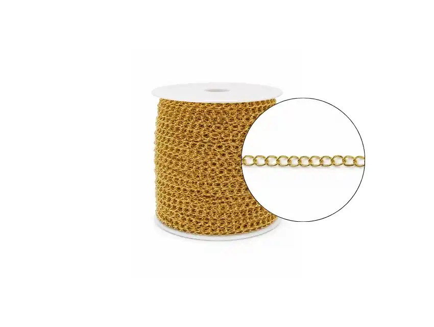 CADENA PARA MANUALIDADES 5MM X 7MM X 50MTS