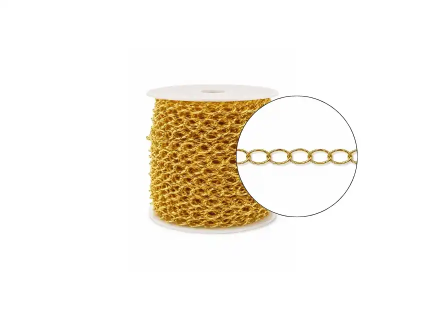 CADENA PARA MANUALIDADES 7MM X 11MM X 30MTS