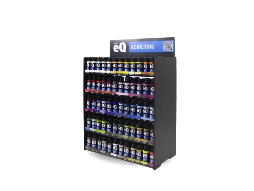 EXHIBIDOR DE PINTURA ACRILICA EQ X 360UN