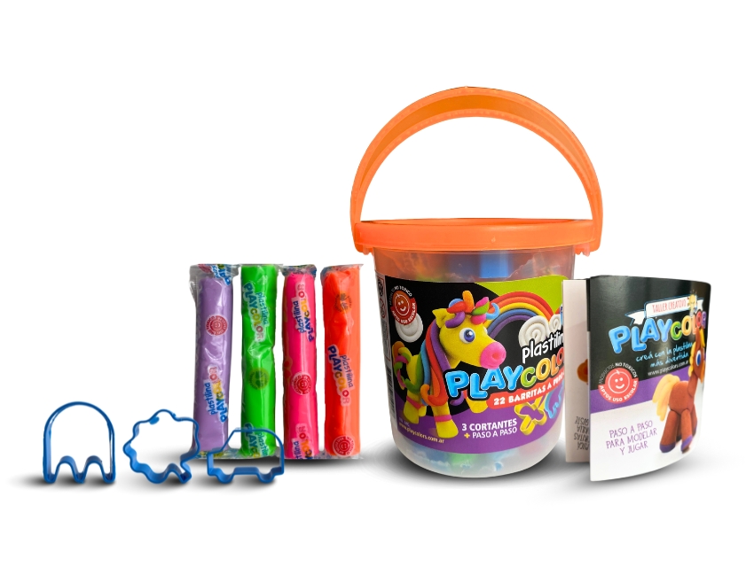 BALDECITO C/ PLASTILINAS SURTIDAS Y CORTANTES