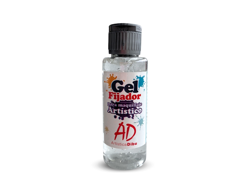 GEL FIJADOR PARA MAQUILLAJE ARTISTICO AD X 60ML