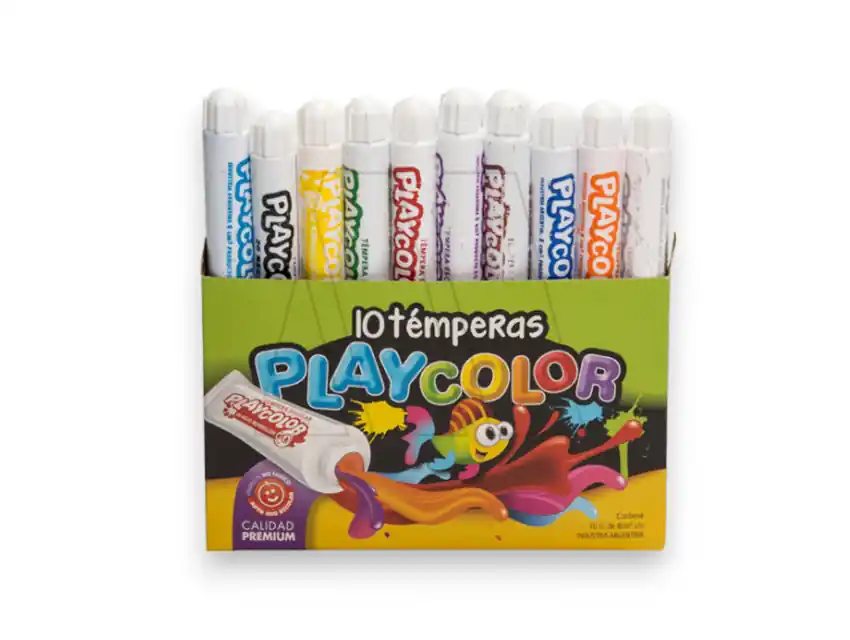 TEMPERA PLAYCOLOR X 10UN SURTIDAS X 8ML
