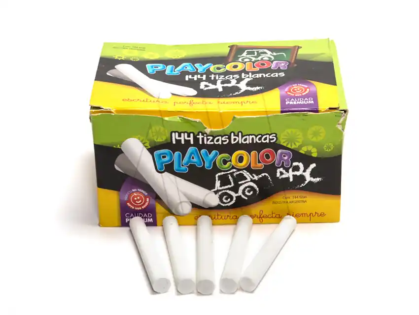 TIZA ESCOLAR BLANCA X 144UN