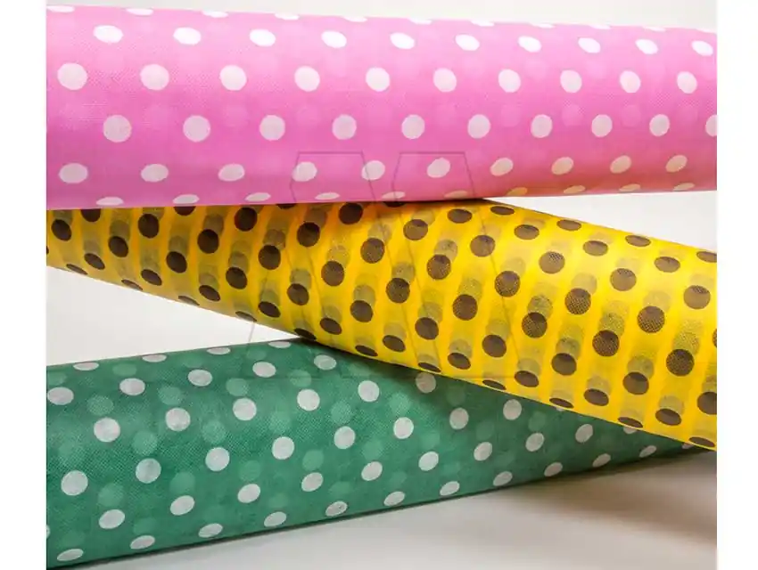 FLISELINA POLIPROPILENO LUNARES 1.40 X 50MTS